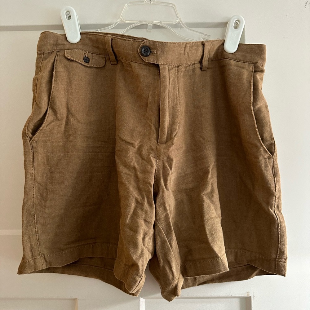 Banana republic men’s linen shorts